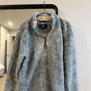 The Southern Shirt Company Gray Sherpa Pullover